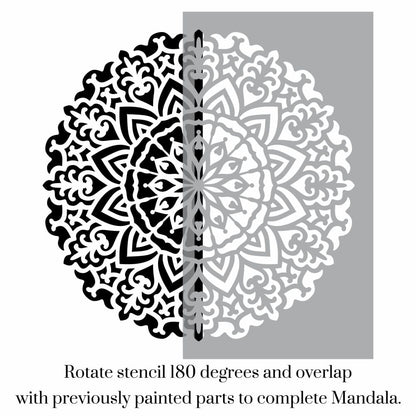 Naviah Mandala Stencil