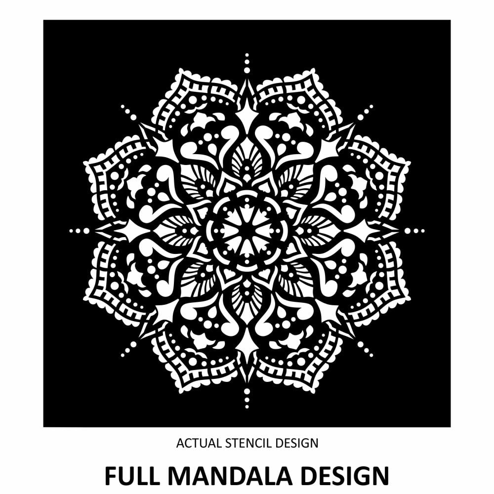 Genka Flower Mandala Stencil