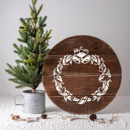 Christmas Wreath Stencil