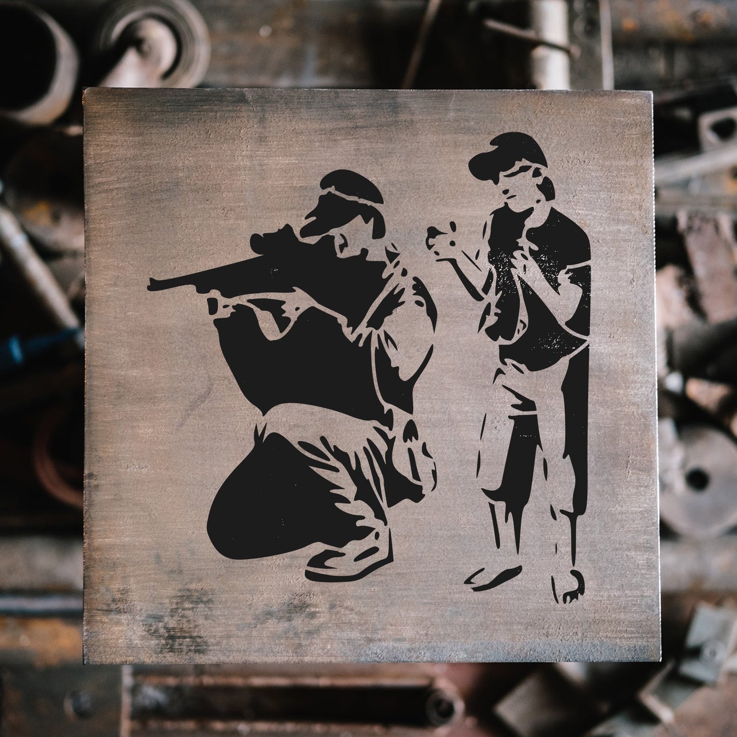 Sniper Banksy Stencil