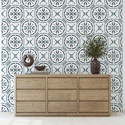 Hazmi Moroc Tile Stencil