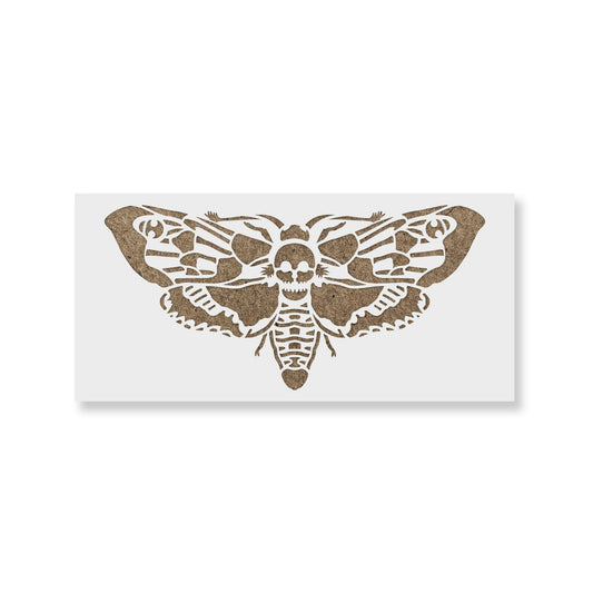 Death Head Moth Stencil