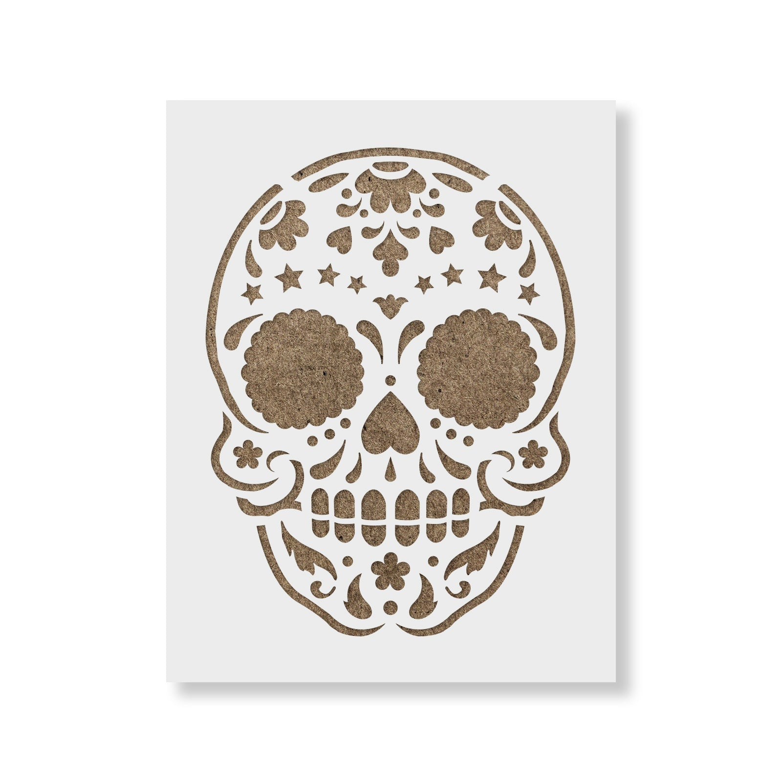 Sugar Skull Starry Stencil