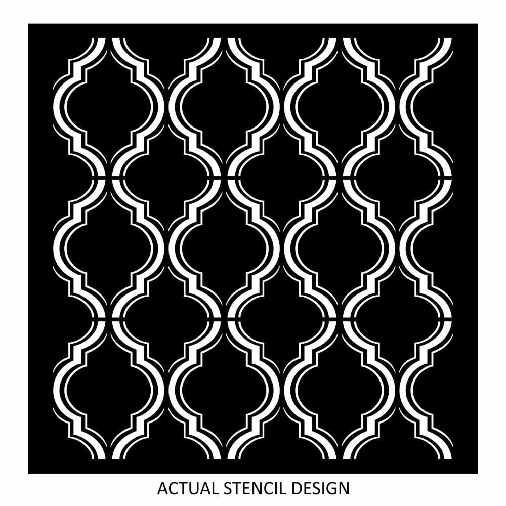 Safi Moroc Trellis Stencil