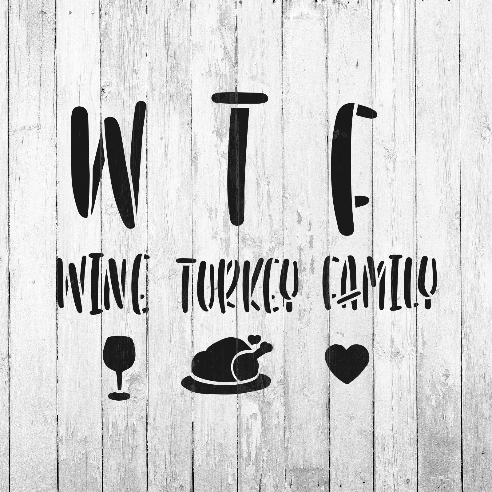 WTF Thanksgiving Stencil