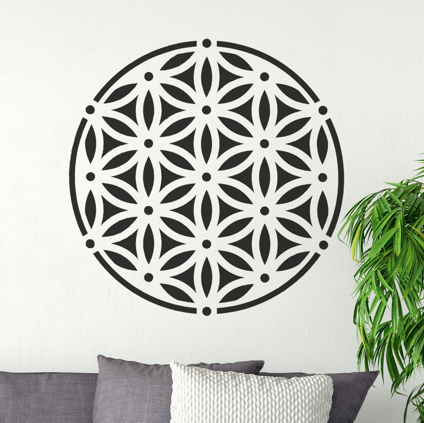 Sacred Flower Of Life Stencil