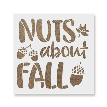 Nuts About Fall Stencil