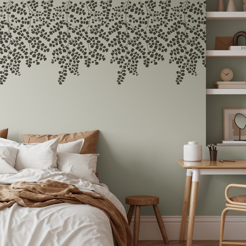 Botanical Leafy Wall Stencil