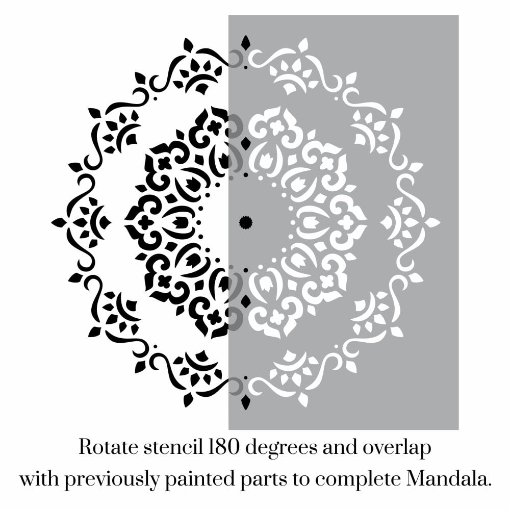 Khandra Mandala Stencil