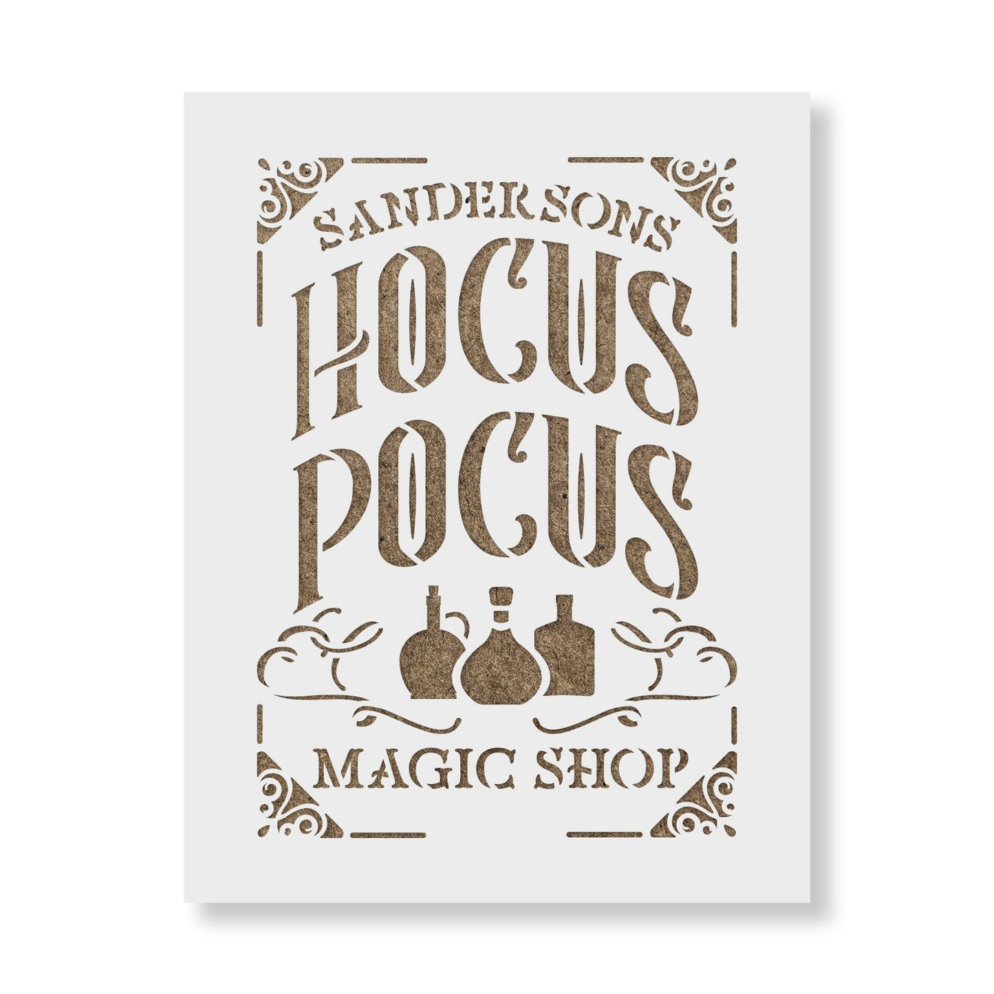 Hocus Pocus Shop Stencil