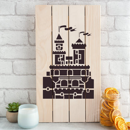 Fancy Castle Stencil