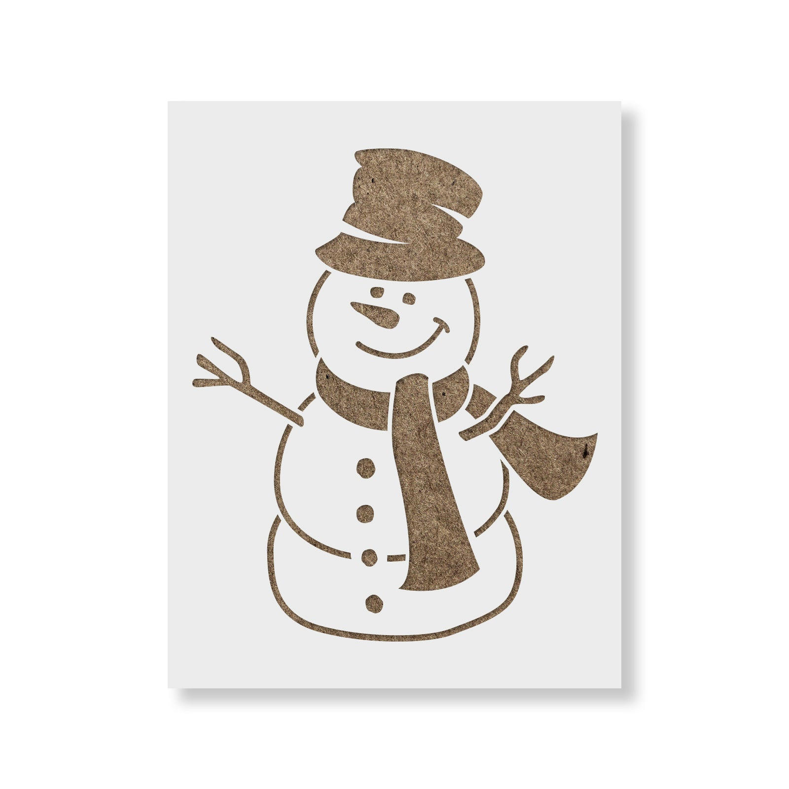 Snowman Stencil