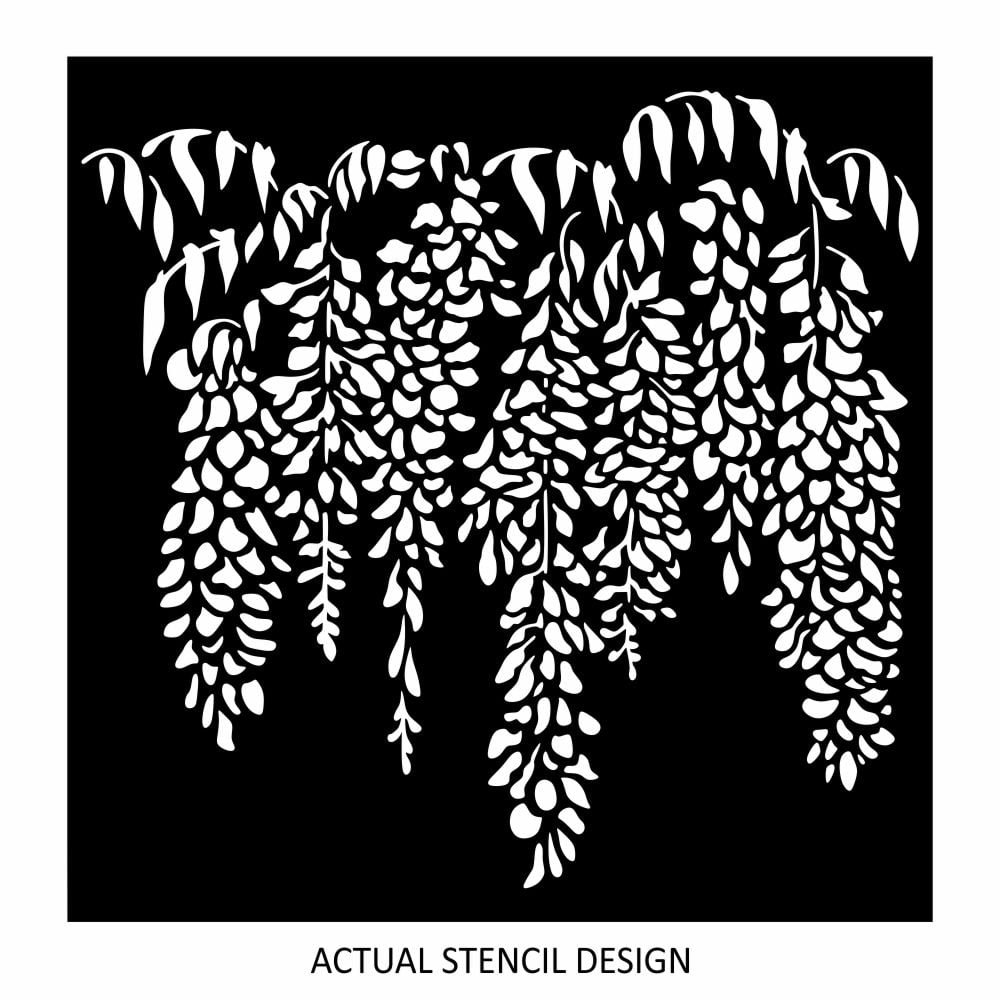 Wisteria Garden Stencil