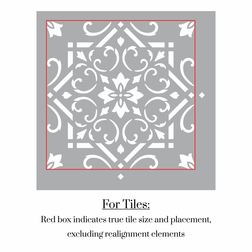 Estevan Moroccan Tile Stencil