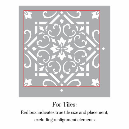 Estevan Moroccan Tile Stencil