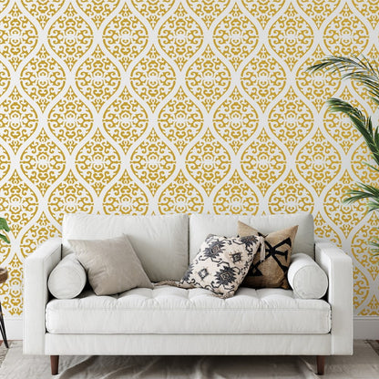 Zamira Damask Allover Stencil