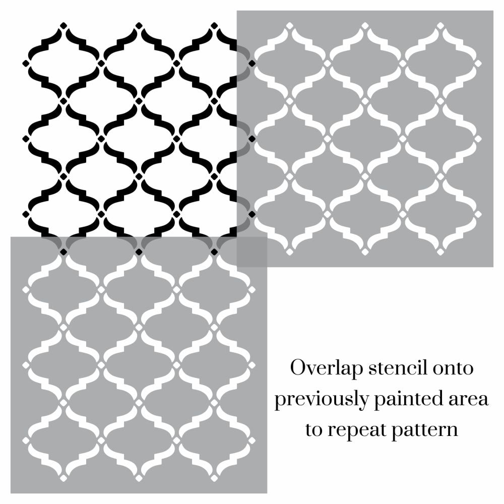 Tamika Moroccan Trellis Stencil