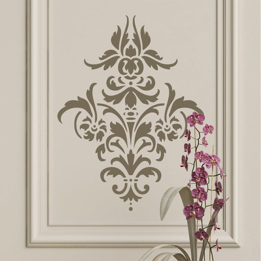 Latourette Damask Stencil