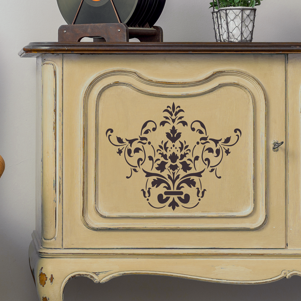 Santina Damask Stencil