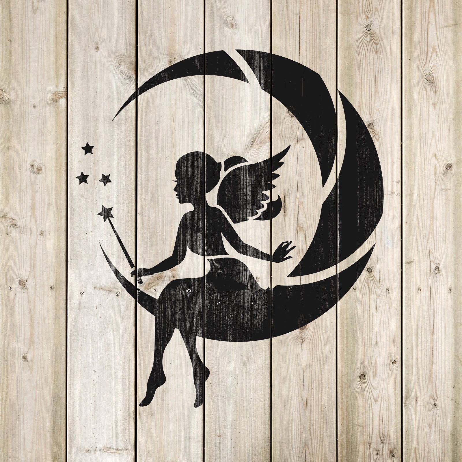 Fairy Moon Stencil