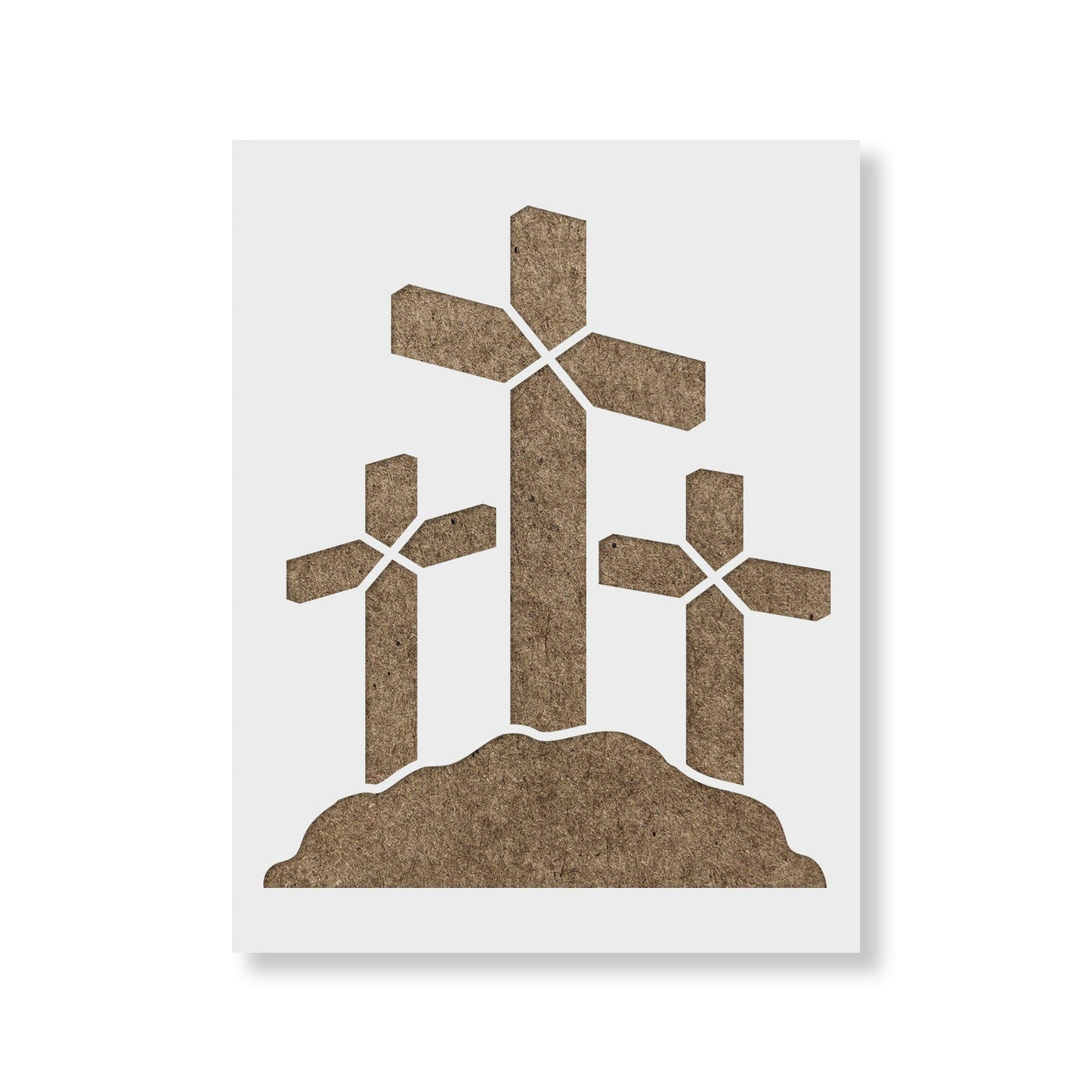 Three Crosses Stencil