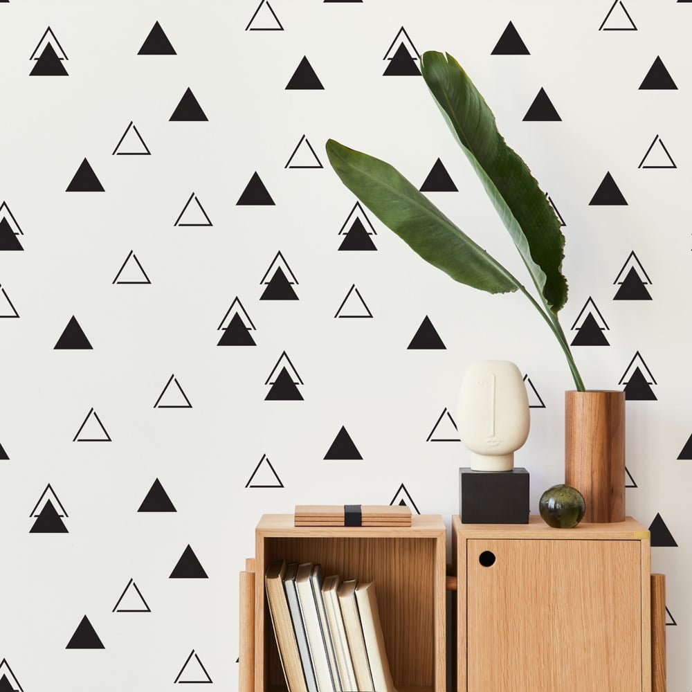 Boho Mod Triangle Stencil