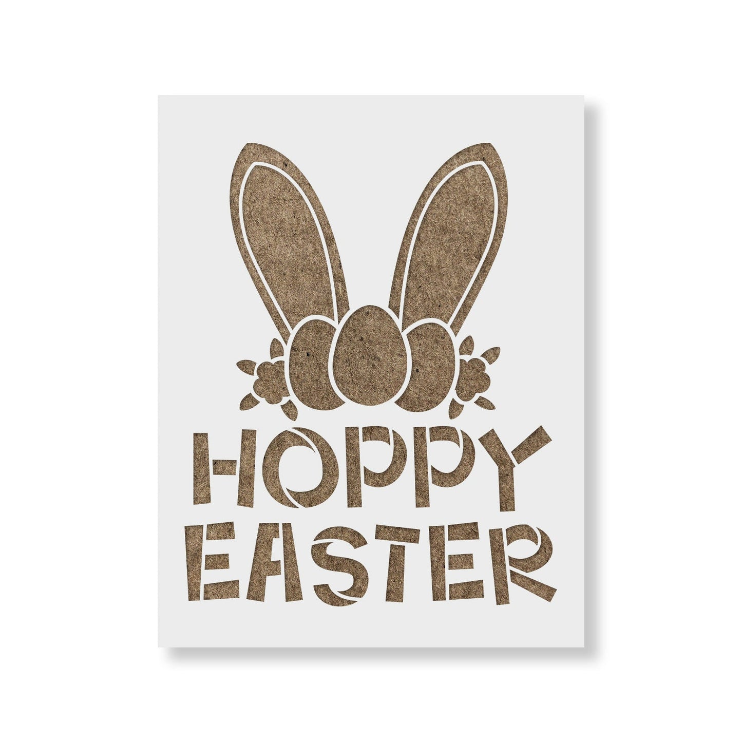 Hoppy Easter Stencil