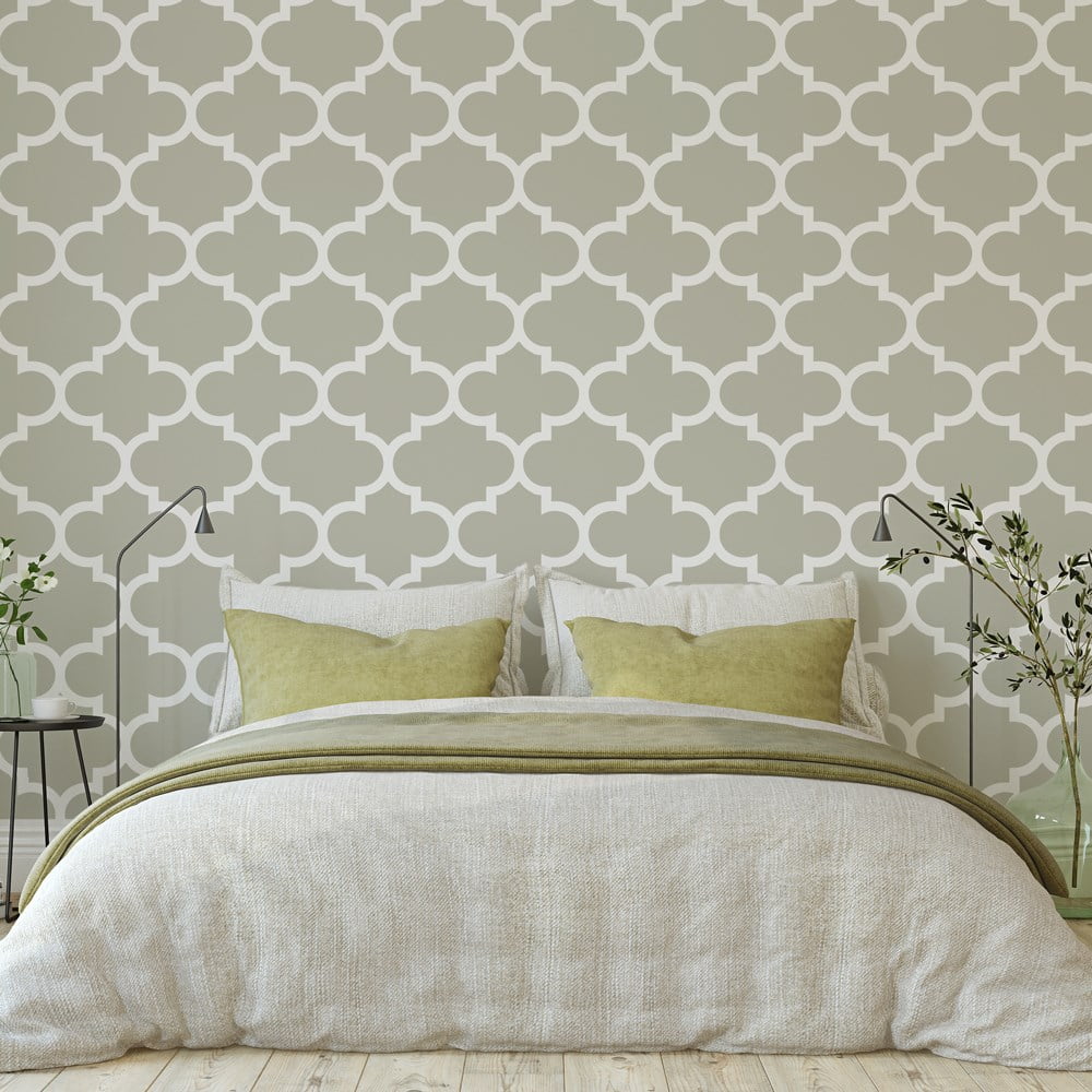 Zahira Moroccan Trellis Stencil