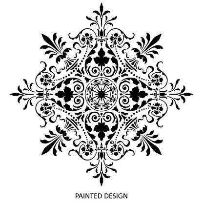 Pavia Damask Stencil