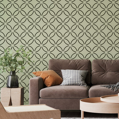 Retro Hollywood Trellis Stencil