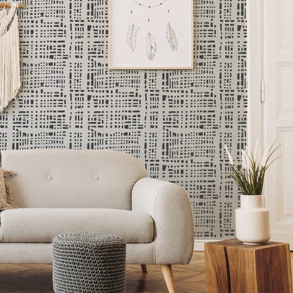 Linen Weave Pattern Stencil