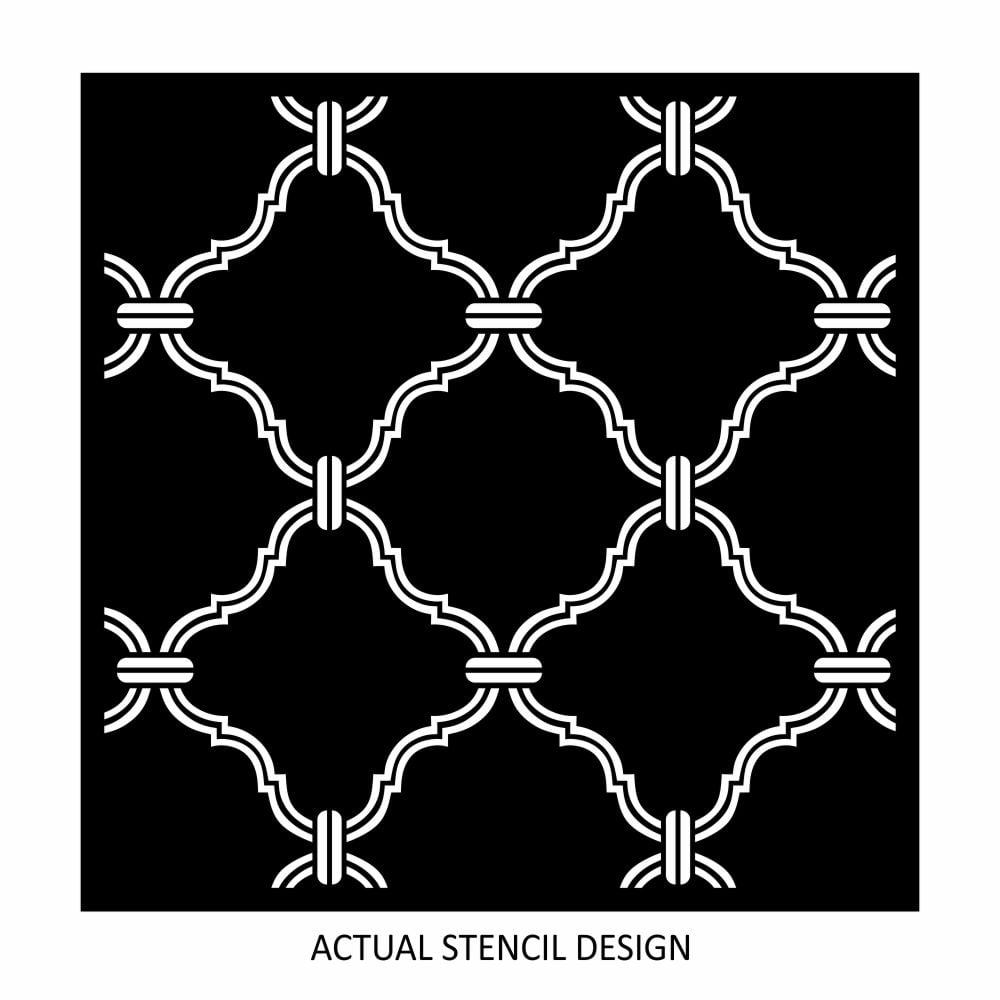 Deco Moroc Trellis Stencil