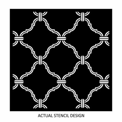 Deco Moroc Trellis Stencil