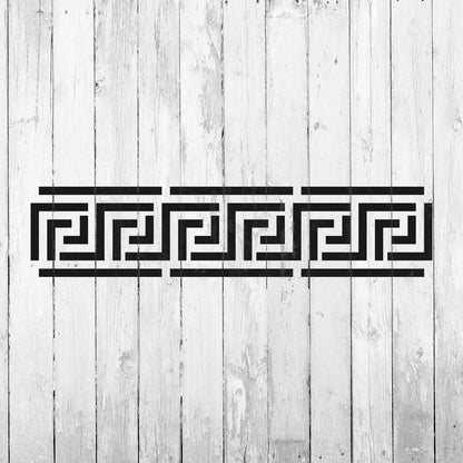 Greek Key Stencil