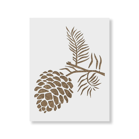 Pine Cone Stencil