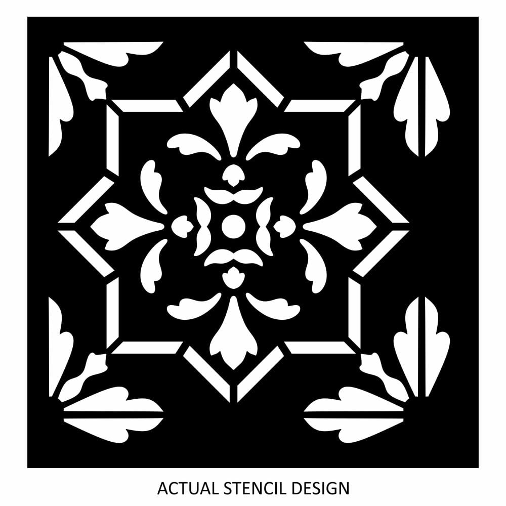 Ansi Moroccan Tile Stencil