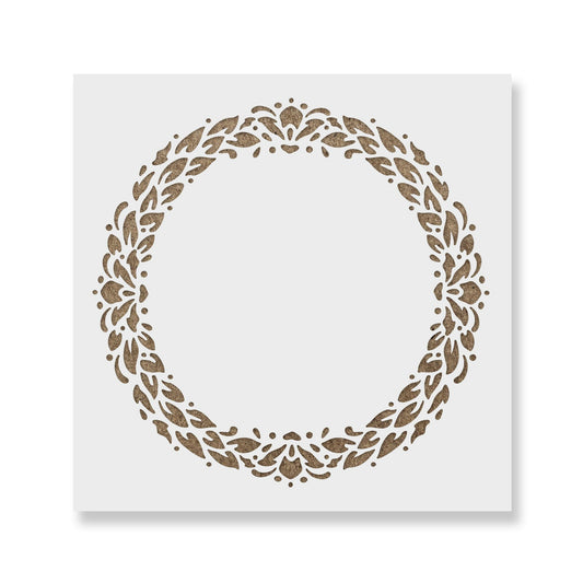 Bounty Wreath Stencil