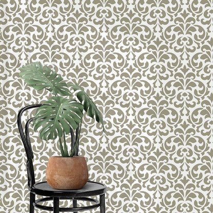 Lazenza Damask Wall Stencil