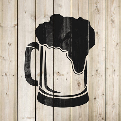 Beer Mug Stencil