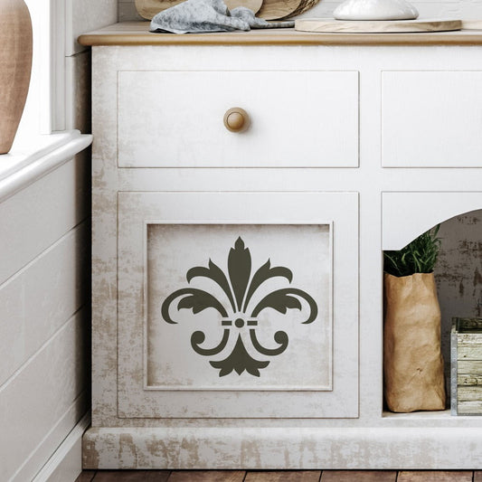 Decorative Fleur Stencil