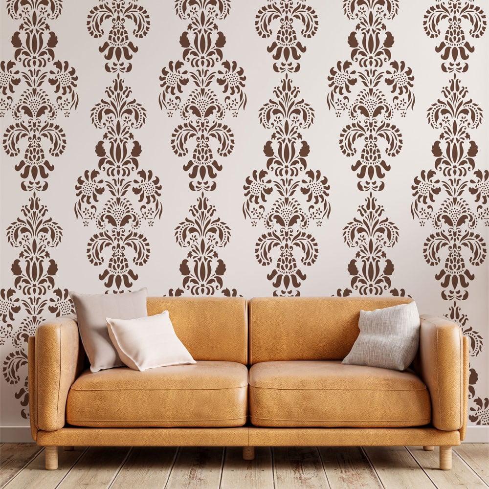 Bosco Floral Damask Stencil