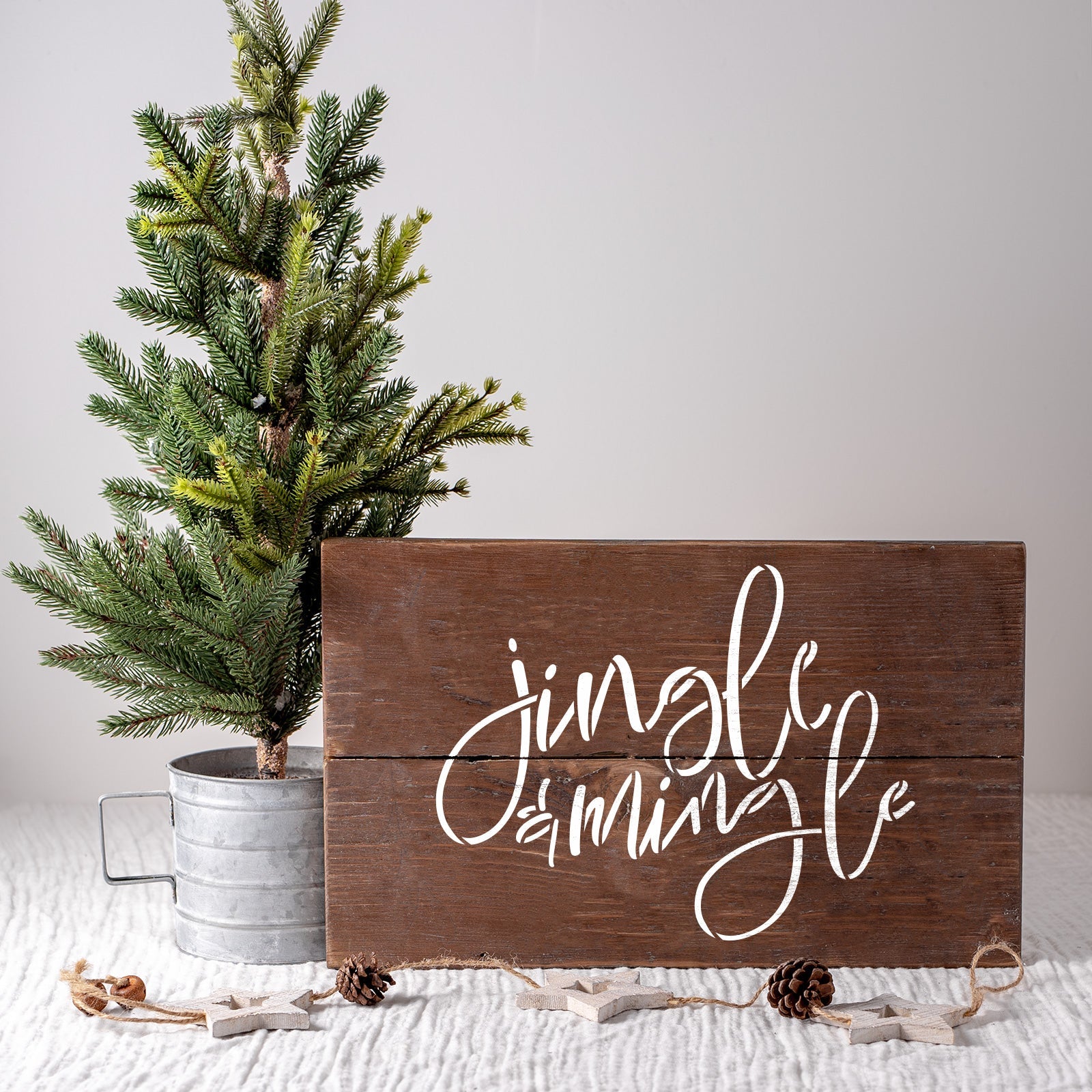 Jingle Mingle Christmas Stencil