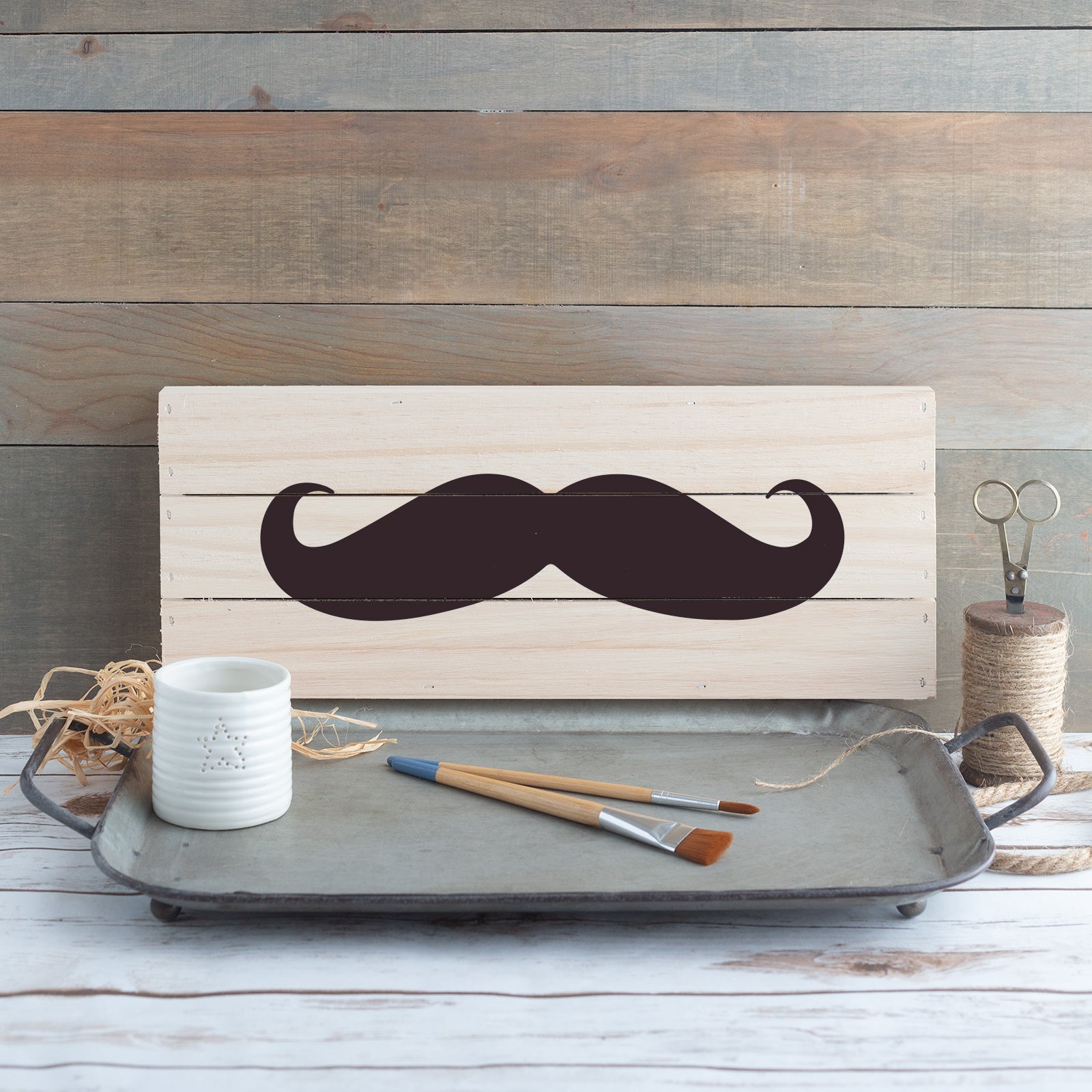 Mustache Stencil