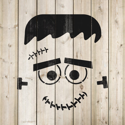 Cute Frankenstein Stencil