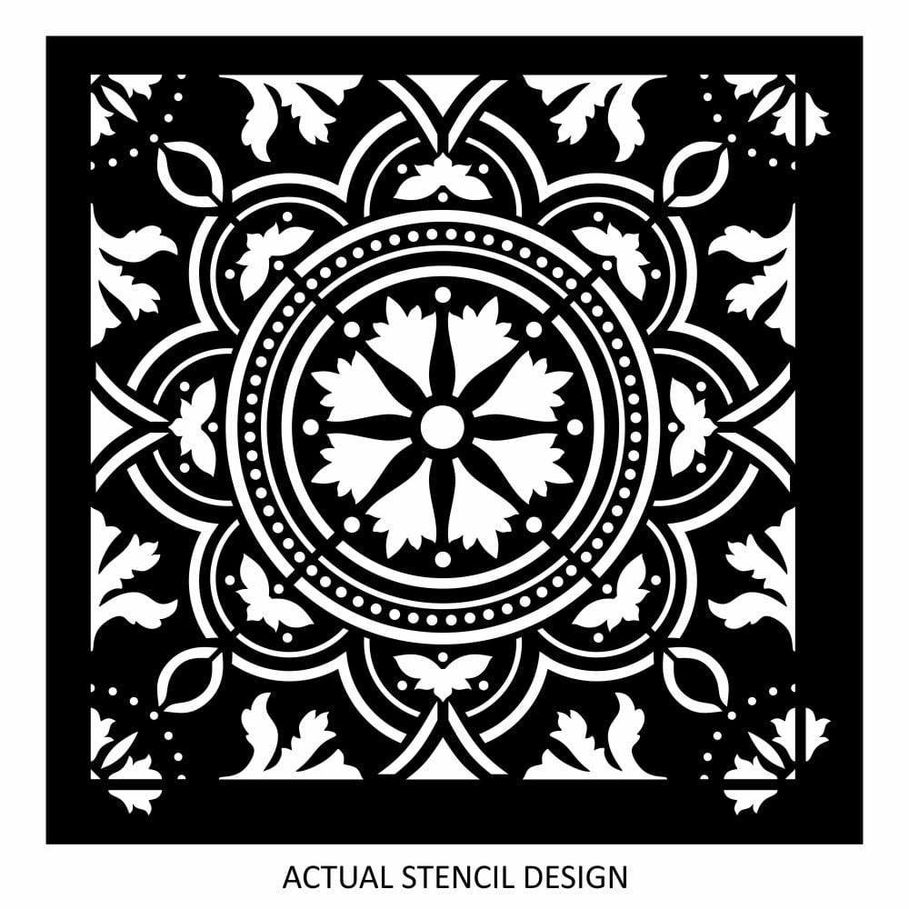 Venetsia Damask Tile Stencil