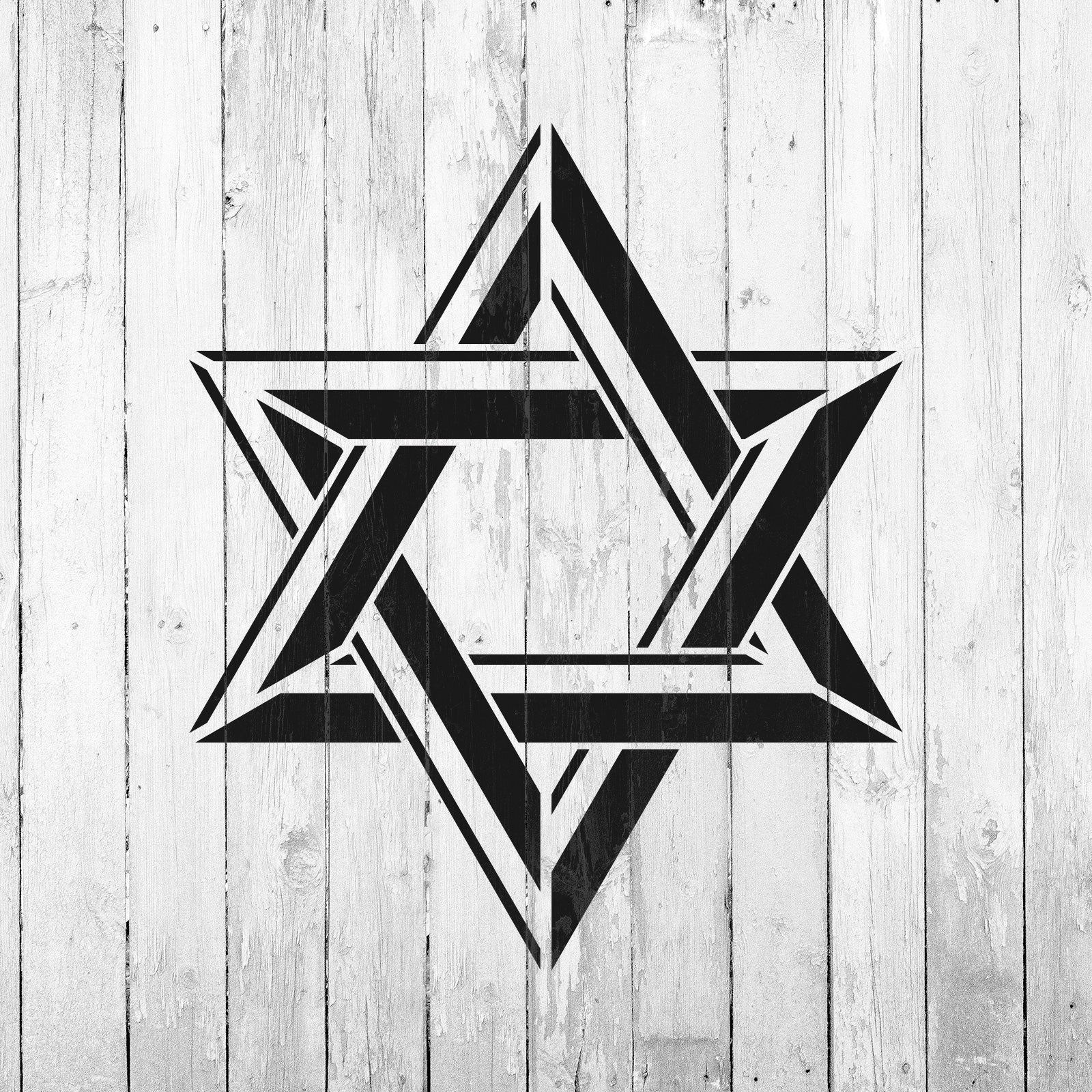 Star Of David Stencil