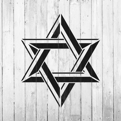 Star Of David Stencil