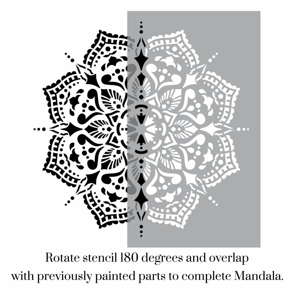 Genka Flower Mandala Stencil