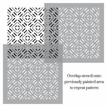 Ramu Modern Diamond Stencil