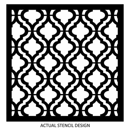 Jaipur Moroccan Trellis Stencil